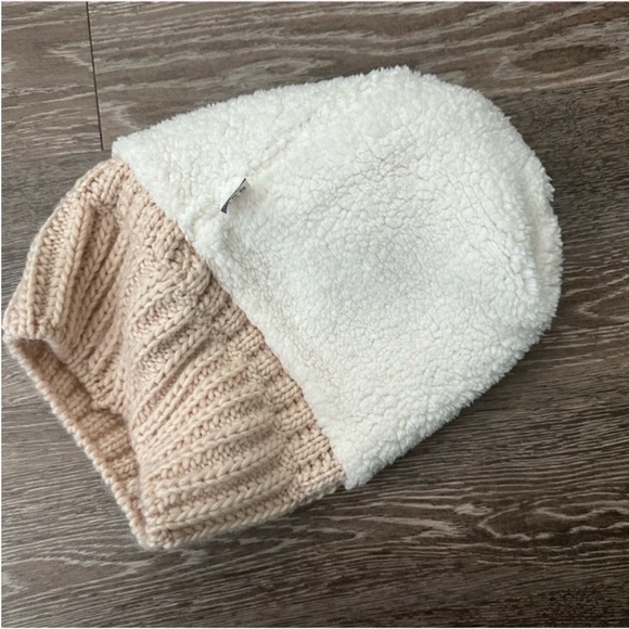 Apana Cream Knit Beanie - Picture 7 of 7